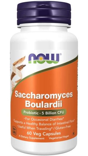 Now Foods NOW Saccharomyces Boulardii 60 Капсули