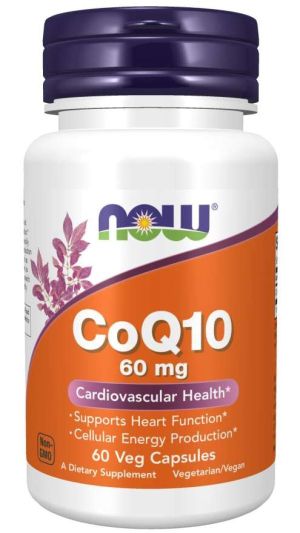 Now Foods NOW Coq10 60 мг 60 Капсули