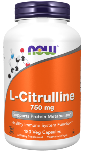 Now Foods NOW L Citrulline 750 мг 180 Veg Capsules