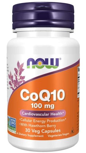 Now Foods NOW Coq10 100 мг 30 Капсули