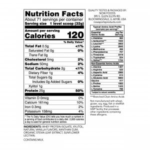 Now Foods NOW Sports Whey Protein Isolate 2268 г