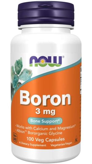 Now Foods NOW Boron 3 мг 100 Капсули