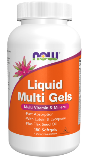 Now Foods NOW Liquid Multi Gels 180 Дражета