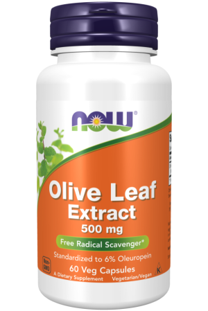 Now Foods NOW Olive Leaf Extract 500 мг 60 Капсули