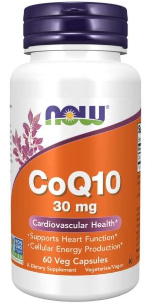 Now Foods NOW Coq10 30 мг 60 Капсули