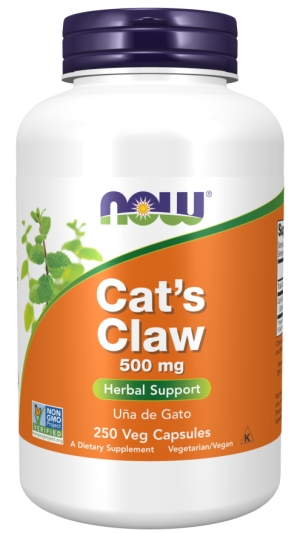 Now Foods NOW Cатs Claw (котешки Нокът) 500 мг 250 Капсули