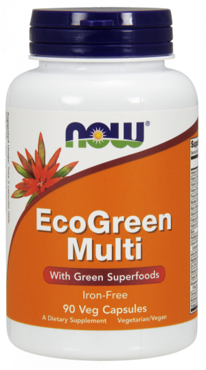 Now Foods NOW Ecogreen Multi 90 Капсули