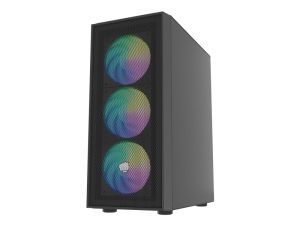 Кутия за компютър Fury PC Case Shobo SH8 ARGB Midi Tower, Window, Black