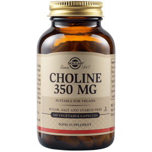 Solgar Choline 350 мг 100 Веган Капсули