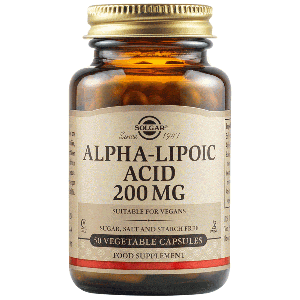 Solgar Alpha Lipoic Acid 200 мг 50 Веган Капсули
