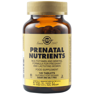 Solgar Prenatal Nutrients 120 Таблетки