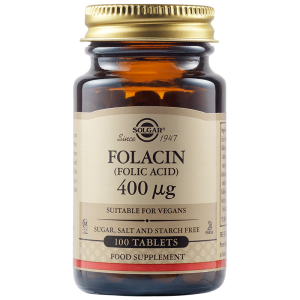 Solgar Folacin Folic Acid 400 мкг 100 Таблетки
