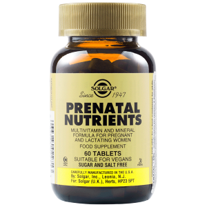 Solgar Prenatal Nutrients 60 Таблетки