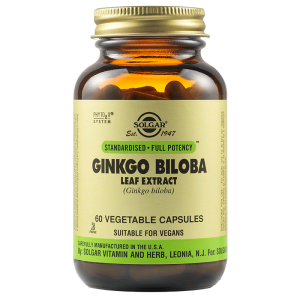 Solgar Ginkgo Biloba Leaf Extract 60 Веган Капсули
