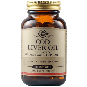 Solgar Cod Liver Oil 100 Меки Капсули
