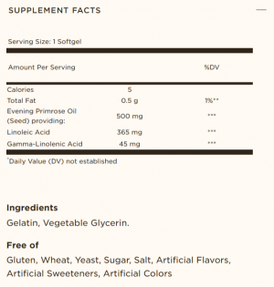 Solgar Evening Primrose Oil 500 мг 30 Меки Капсули