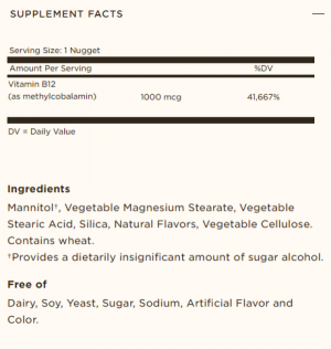 Solgar Methylcobalamin 1000 мг 30 Таблетки