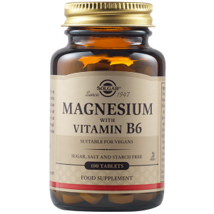 Solgar Magnesium With Vitamin B6 100 Таблетки