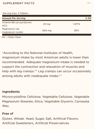 Solgar Magnesium With Vitamin B6 100 Таблетки