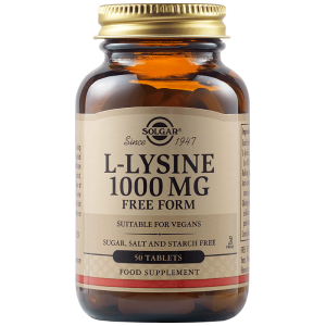 Solgar L Lysine 1000 мг 50 Таблетки