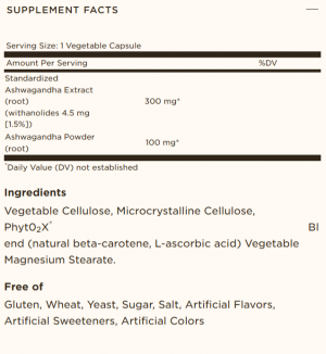 Solgar Ashwagandha Root Extract 60 Веган Капсули