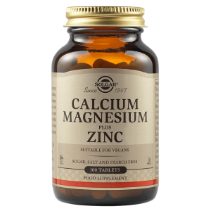 Solgar Calcium Magnesium Plus Zinc 100 Таблетки