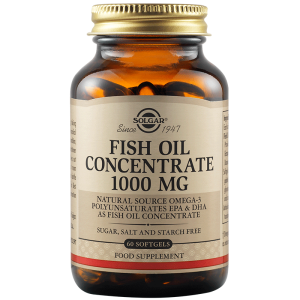 Solgar Fish Oil Concentrate 1000 мг 60 Меки Капсули