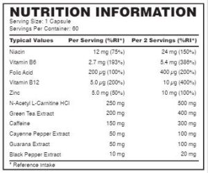 Optimum Nutrition Opti Lean Fat Metaboliser 60 Capsules