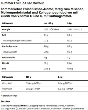 Optimum Nutrition Clear Whey Protein Isolate + Collagen 240 г