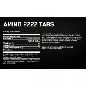 Optimum Nutrition Amino 2222 320 Таблетки