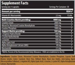 Scitec Nutrition Scitec King Creatine 120 Капсули