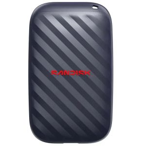 Преносим SSD диск Sandisk E10 1TB - Черен