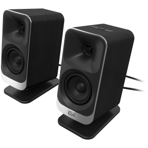Klipsch ProMedia Lumina 2.1 Gaming Audio System with Subwoofer and LED Lighting Effects Built-in, Black
