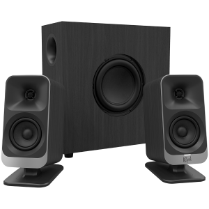 Klipsch ProMedia Lumina 2.1 Gaming Audio System with Subwoofer and LED Lighting Effects Built-in, Black