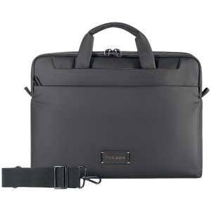 TUCANO WORK OUT 5 SLIM BAGS FOR MacBook Pro 14/ MacBook Air/Pro 13/ Laptop 13, Black