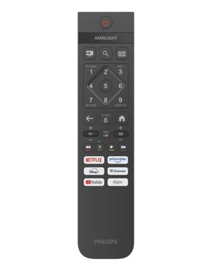 Телевизор Philips 55PUS8001/12, 55" 4K UHD LED, 3840 x 2160p, 60Hz, 3 sided Ambilight,  DVB-T/T2/T2-HD/C/S/S2, CL+2.0, Perfect Pixel UHD, HDR10, HLG, Titan OS, Dolby Atmos, 3*HDMI, 2*USB, 802.11ac, BT 5.2, Easy Link 3.0, 20W RMS, Black