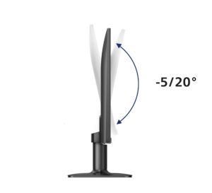 Монитор Philips 24E2N1110, 23.8" IPS WLED, 1920x1080@120Hz, 4ms GtG, 1ms MPRT, 300cd m/2, 1500:1, Mega Infinity DCR, Adaptive Sync, FlickerFree, LowBlue Mode, Tilt, D-SUB, HDMI