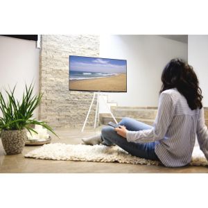 Стойка за TV Easel Design , до 191см / 75"/, до 40кг, бял