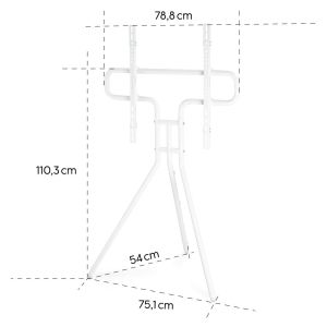 Стойка за TV Easel Design , до 191см / 75"/, до 40кг, бял