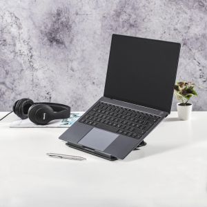 HAMA Стойка за лаптоп "Metal", 4-степенно накланяне, сгъваема, до 40 см (15,6"), сива