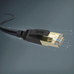 Мрежов пач кабел cat.8 S/FTP, 40Gbit/s, екраниран, 3м
