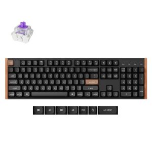Геймърска безжична Механична клавиатура Keychron K10 HE Magnetic Switch - Black Special Edition