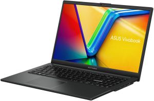 Лаптоп ASUS Vivobook Go 15 E1504FA-BQ2786NA - 15.6" IPS FullHD, AMD Ryzen 5 40, 16GB LPDDR5, 512GB SSD - Черен