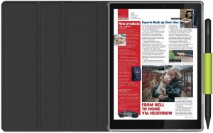 Таблет и четец Hannspree Lumo Paper 7.8", 64 GB, в комплект с калъф Smart Folio