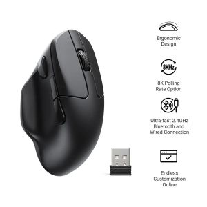 Безжична мишка Keychron M7-A23 8000Hz - Black