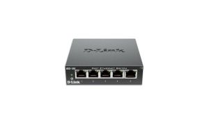 Суич D-Link DES-105/E, 5 портов 10/100, метален корпус