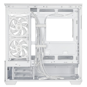 Кутия ASUS Prime AP202 ARGB mATX + 3 ARGB Вентилатора - White