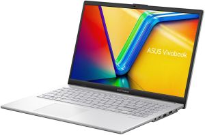Лаптоп ASUS Vivobook Go 15 E1504FA-BQ5363WNA  - 15.6" IPS FullHD, AMD Ryzen 5 40, 16GB LPDDR5, 512GB SSD, Win 11 Home - Сребрист