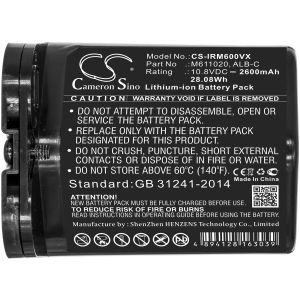 Батерия за прахосмукачка iRobot ADD-N1, Braava Jet M6, M611020 ABL-C  LiIon 10,8V 2600mAh CAMERON SINO