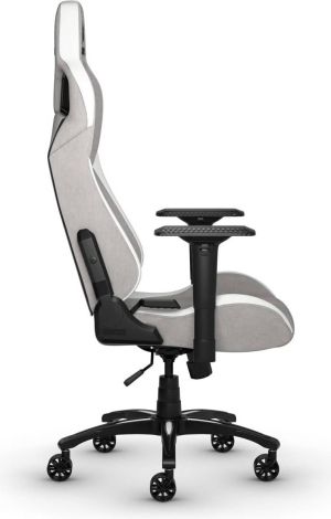 Геймърски стол Corsair T3 RUSH - Fabric Grey/White